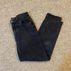 Gap Black High Waisted Mom Jeans